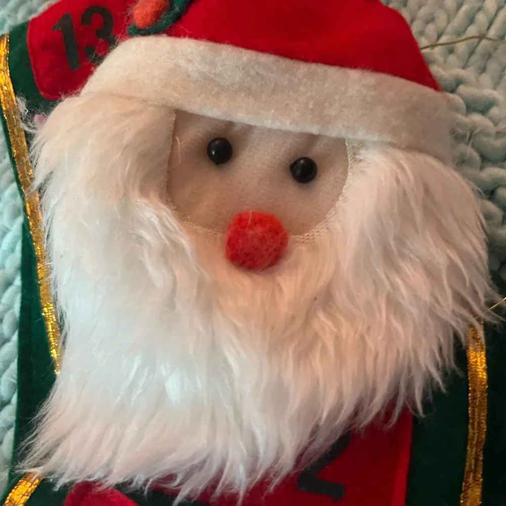 Holiday Advent Calendar Hanging Pocket